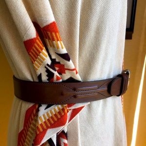 Frank & Daniel brown leather belt